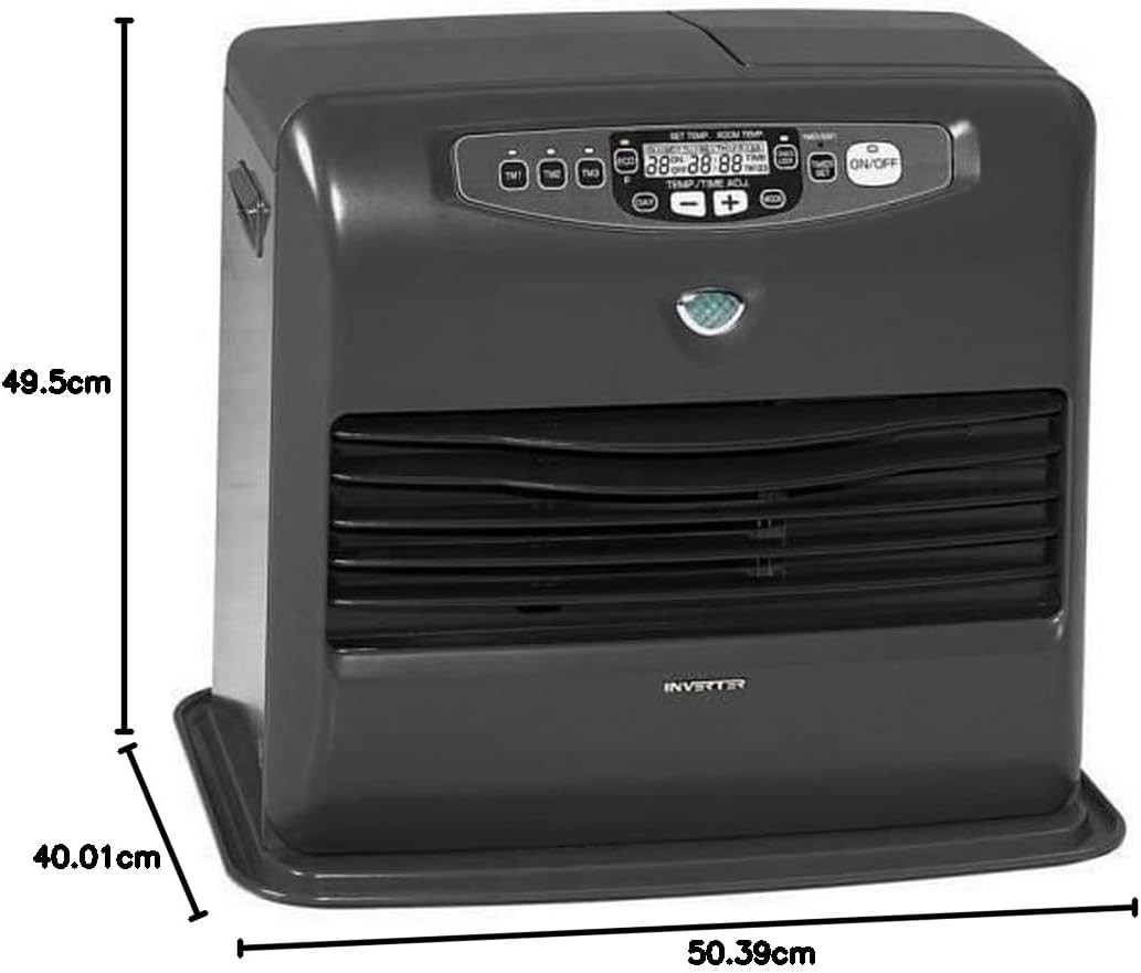 Inverter 7748 Poêle à Pétrole Electronique, 4650 W, Gris Unique
