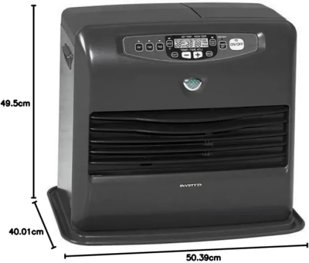 Inverter 7748 Poêle à Pétrole Electronique, 4650 W, Gris Unique