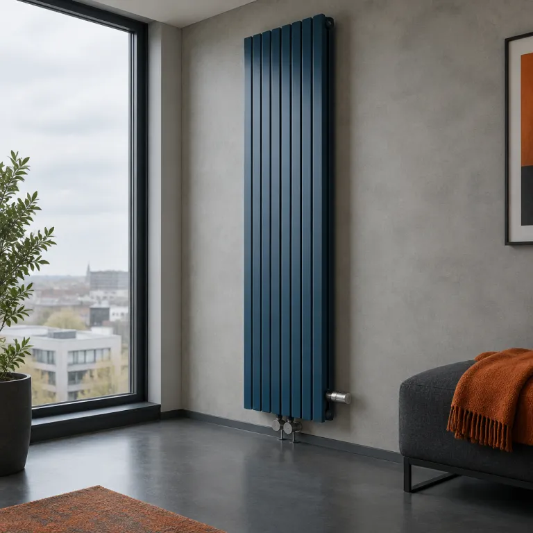 Radiateur eau chaude vertical : optimiser la hauteur pour un confort élégant et économe