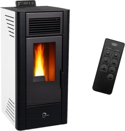 Poêle à granulés air Anita 11,6 kW Blanc Sannover