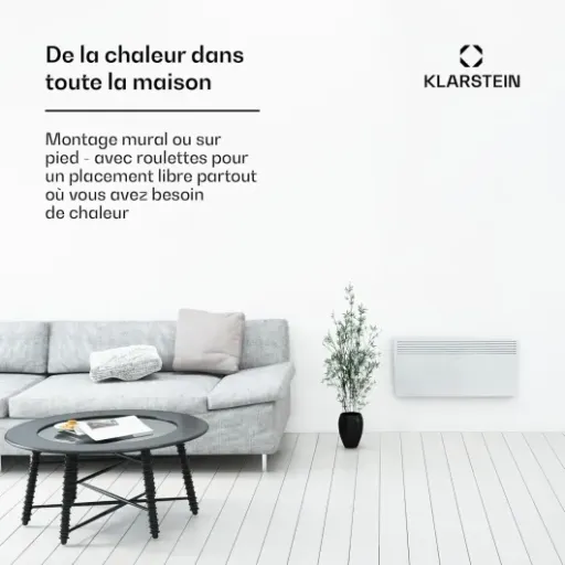 Test Klarstein Radiateur 2000W : le chauffage d’appoint qui fait le job sans trop de chichi