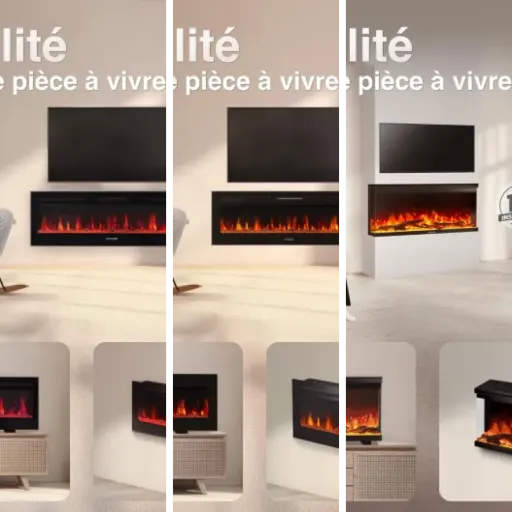 3 meilleurs cheminée électrique design : notre comparatif (juin 2026)