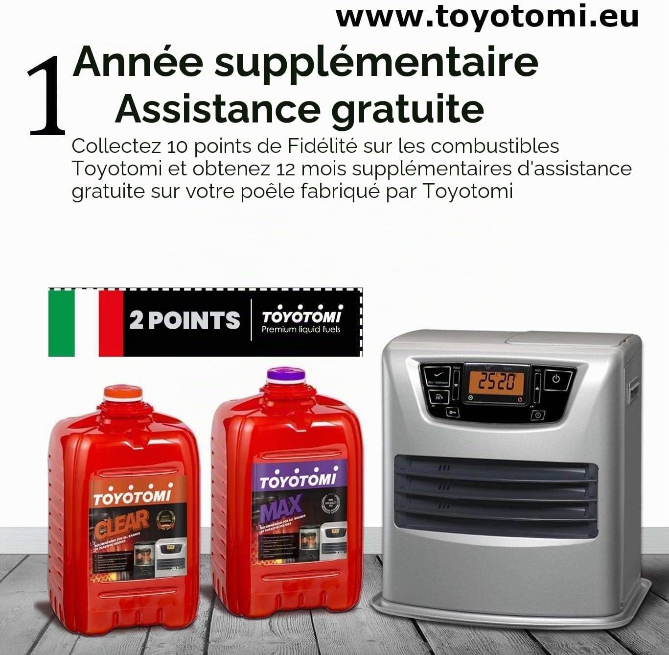 TOYOSET LC-3010, Réchaud électronique portable, Excellence japonaise, Chauffe jusqu'à 48 mètres carrés, Aucune installation nécessaire, Puissance 3000 W