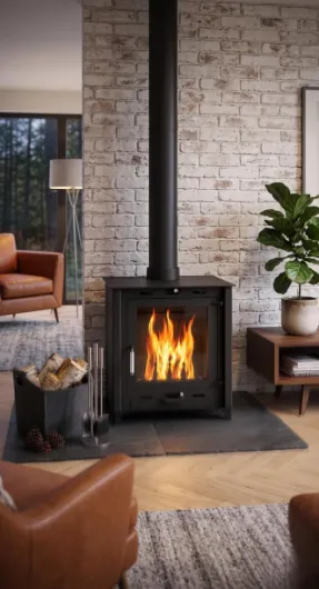 Poêle à Bois à Accumulation 8,8-12 KW - bûches de 45 cm