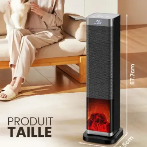 Test Chauffage tour 2000W YOOKESEN : le petit radiateur qui fait le job pour l’hiver