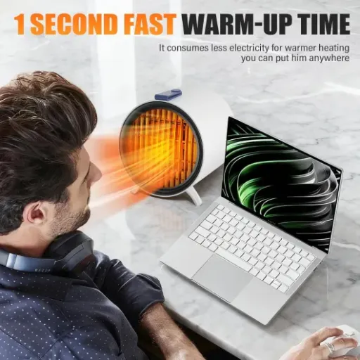 Test Chauffage Portable Électrique 500 W : petit radiateur de bureau qui fait le job (mais avec des limites)