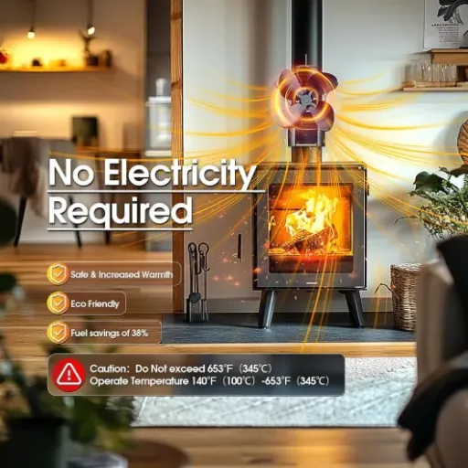 Test ventilateur de poêle magnétique Drcokars HL-600F : ça aide un peu, mais faut pas en attendre des miracles