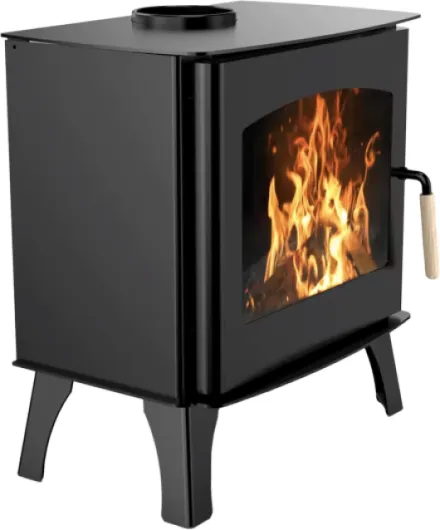 Poêle à Bois Dita 11,8 kW Bûche 52 cm Sannover Noir