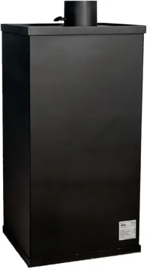 EEK A - Prity FM - 12.1 Poêle à bois avec four, poêle à bois à haute puissance de chauffage efficace pour la maison, l'appartement et la maison de vacances