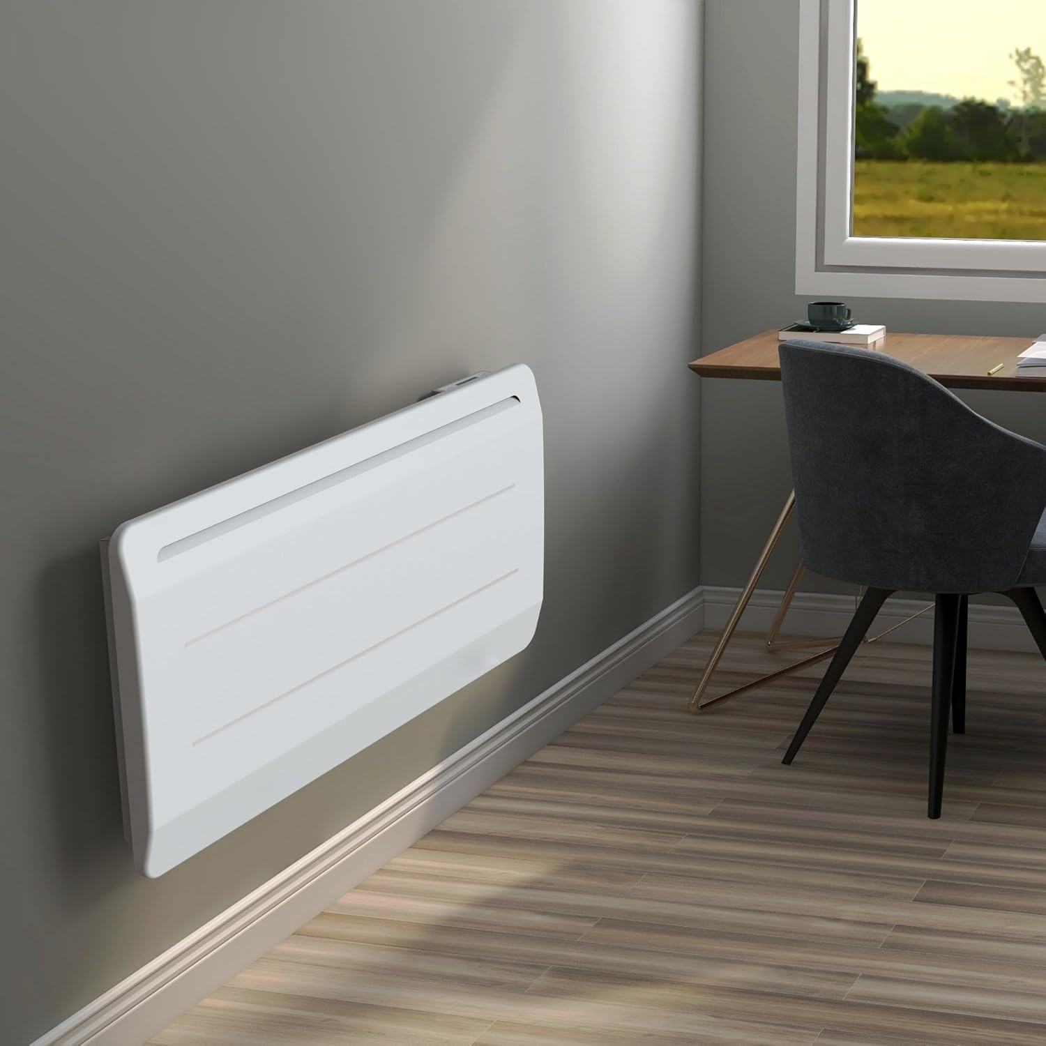 Radiateur électrique à inertie sèche FONTE écran LCD 2000W MAUNA 2000 W