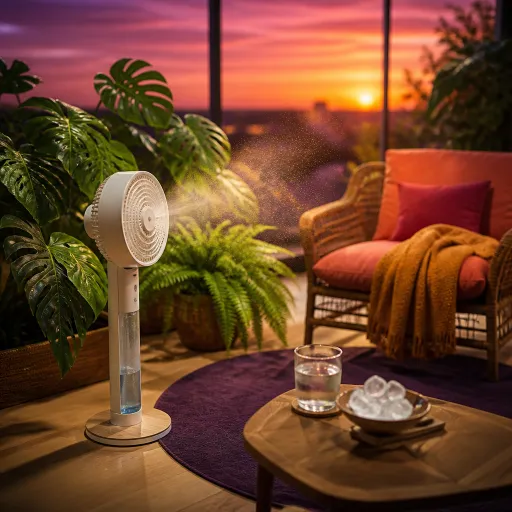 Ventilateur brumisateur : la solution élégante pour un rafraîchissement sain à la maison