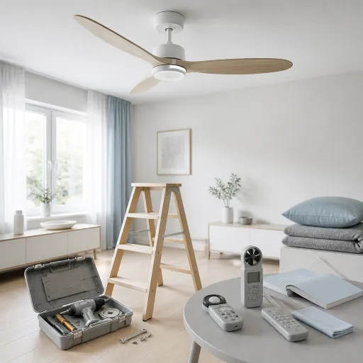 Plafonnier ventilateur : l’allié discret pour mieux ventiler et éclairer votre intérieur
